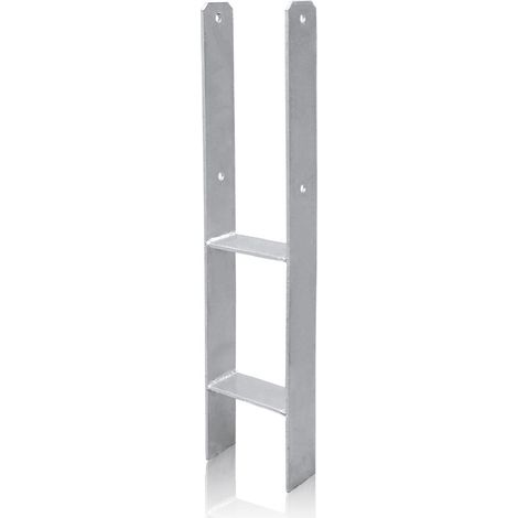 Hengda 1x Pfostenträger Pfostenanker H-Anker 600MM Pergolen Stützenfuß Zaunträger Anker (1/5)