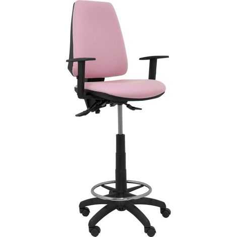 Sgabello Elche S bali rosa con braccioli regolabili