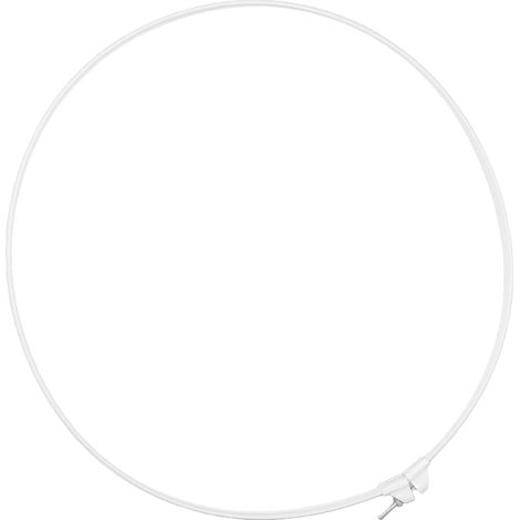 1 Bague De Retention Ventilateur, Grille Fixe En Abs Et Fer, Pour Ventilateur De Plafond Et De Sol