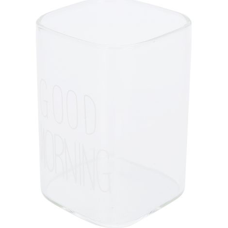 Transparenter Milchbecher, innovativer Kaffeebecher, Teebecher, Trinkglas für den Heimgebrauch, White Label, 240 ml (1/5)