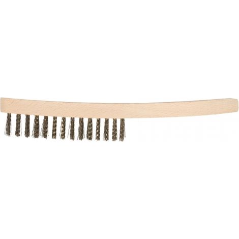 Brosse 2 rangs inox