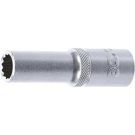 Douille pour Clé Douze Pans Longue 12,5 mm (1/2) - 12 mm - Précision et Durabilité, Acier, Cliquet 1/2 - D-Work