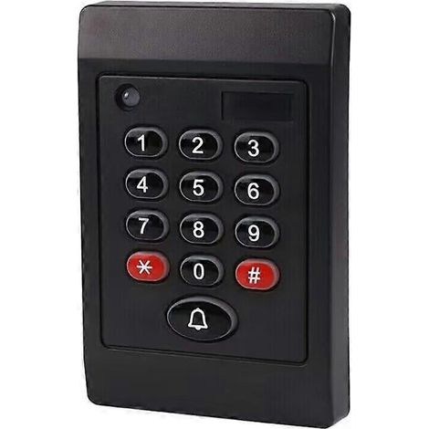 Clavier de contrôle d'accès RFID résistant aux intempéries avec lecteur de cartes à induction électromagnétique courte portée 125 kHz WG26 WG34 (1/5)