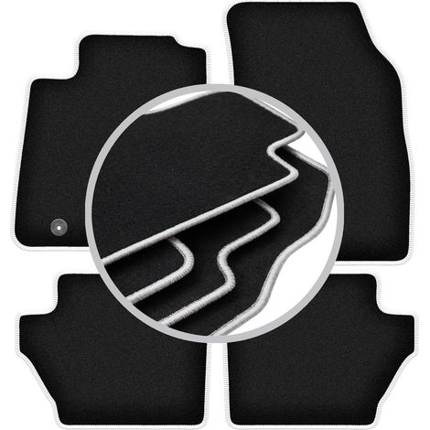 Tappetini auto CARLUX-SILVER per: Ford Fiesta MK7 hatchback (2008-2011)