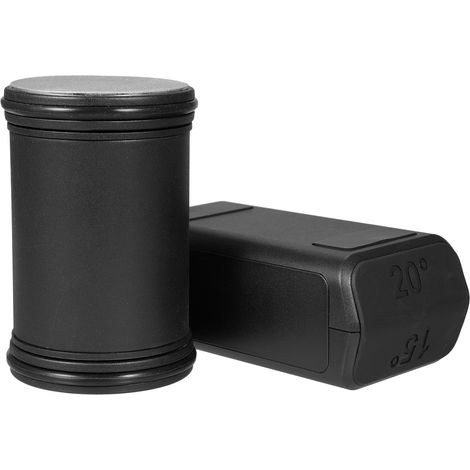 Aiguiseur de couteaux à roulettes - Outil d'affûtage de couteaux avec disques diamantés et céramiques pour acier de toute dureté, base d'angle magnéti (1/5)