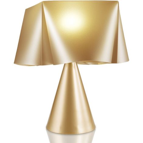 New Gold Cone Tischlampe aus Kunststoff Cm. 28 x 32 Std (1/2)