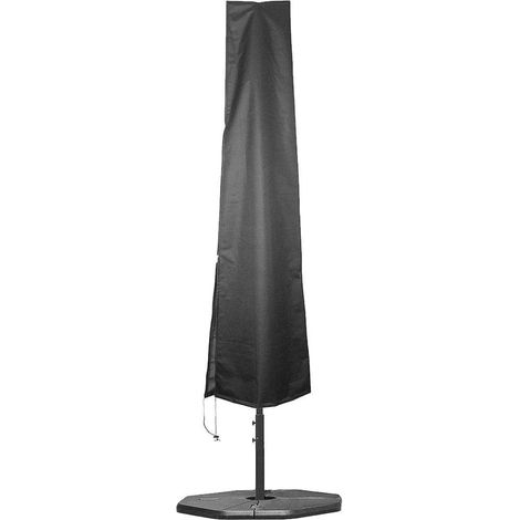 Funda para sombrilla de exterior, funda para sombrilla de tela Oxford 201D, 30x50x190cm, negra (1/5)