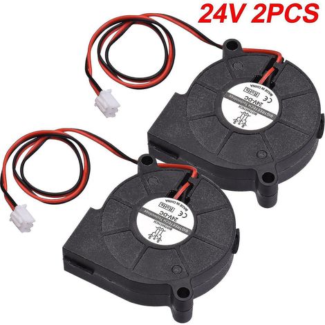 5015 Lüfter 50x50x15mm 12V/24V bürstenloser Lüfter 2-Pin-Anschluss für 3D-Druckerteile - 24V 2 Stück (1/5)