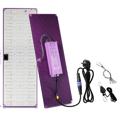 Lámpara LED de cultivo, espectro completo, diseño regulable, 240 W (1/2)