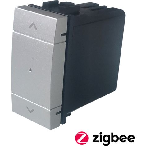 ETTROIT Smart ZigBee LGZB1202 230V Rollladentaster GRAU kompatibel mit BTicino Living – SKU LGZB1202