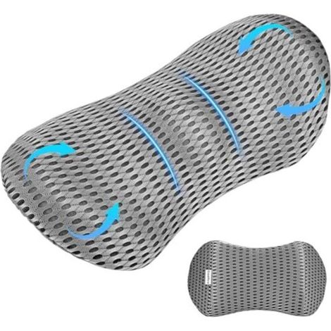 Coussins Lombaires Orthopédique, Coussin Ergonomique Dos avec Respirant, pour Voiture, Canapé, Soulagement de La Douleur dans Le Bas du Dos (1/5)