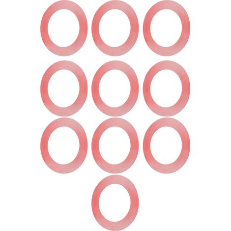 10 Stück rotes doppelseitiges PET-Klebeband, starke Haftung, wasserdicht, sichere Befestigung, 1 mm Dicke, hochbelastbares Montageband, für den Innen- und Außenbereich geeignet. (1/5)