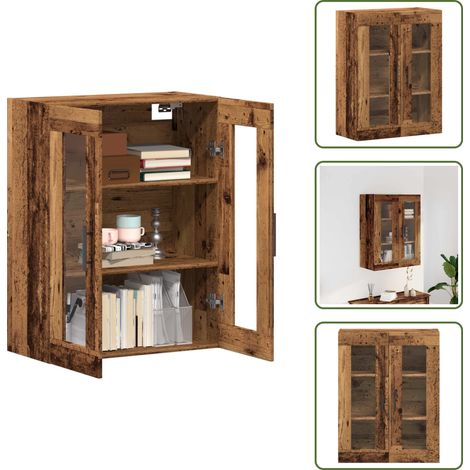 Credenza da cucina - vidaXL Credenza Legno Antico 69,5x34x90 cm in Legno Multistrato - Credenza da bagno
