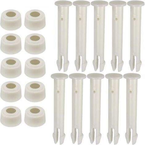 10 Pieces Plastic Pins for Intex Round Metal Frame Pools, Replacement Parts for Pool Seals, Replacement Joint Pins