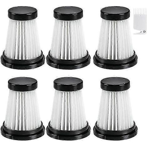 Filtre HEPA (lot de 6) pour aspirateur Genius Invictus 2.0, K12, K12 Pro et K13.-AquaForge (1/3)