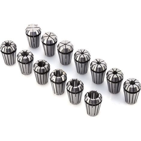 Satz mit 13 ER20-Spannzangen 1-13 mm, CNC-Spannung, Fräsen, Gravieren, Drehen, Haltezubehör (1/3)