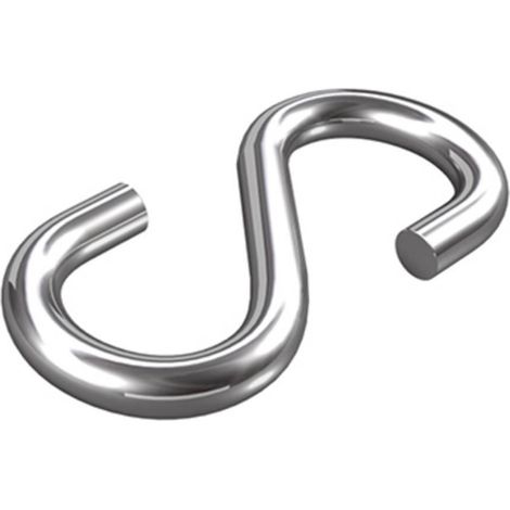Dörner Helmer 4910074 Gancho en S Acero Inoxidable 20 piezas