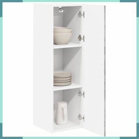 885108 Armoire de cuisine Gris béton 30 x 31 x 100 cm (1/5)
