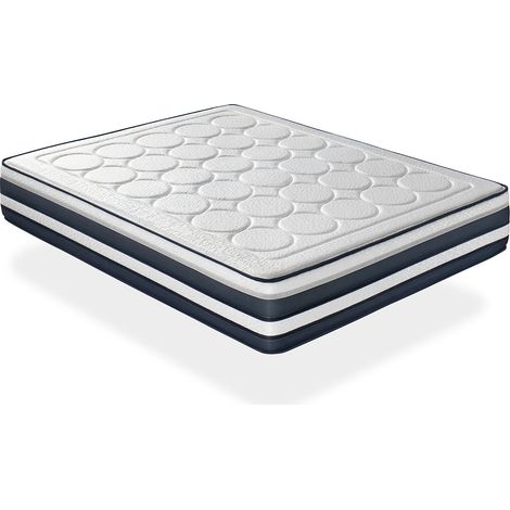 XALUCA – Matelas en latex 180x200 cm – Épaisseur 25 cm – Soutien uniforme – Ferme – 2 faces été/hiver – OEKO-TEX - Fabrication européenne