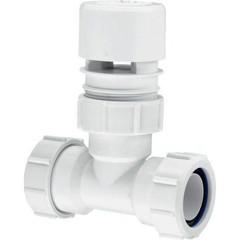 McAlpine Ventapipe Auto Air Vent Admittance Valve with Multifit Tee 1.25''       VP4 (1/2)