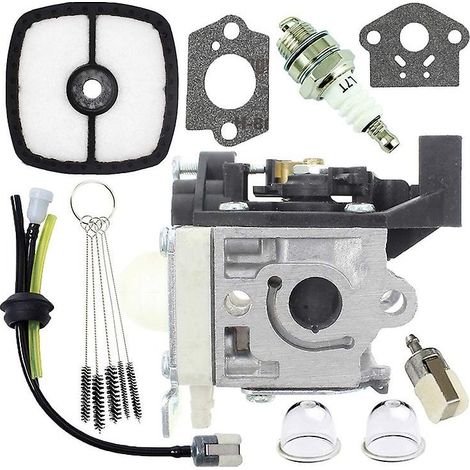 Carburateur Carb reconstruction tuyaux de carburant et ampoules d'amorçage pour Zama Rb-k94 Echo Srm-265 Srm-265es Kit de carburateur carburateur (couleur : argent-1 Set Carbureto (1/5)