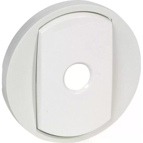Legrand 068012 - White hubcap Switch or two-way switch Intuition - Wide finger Céliane