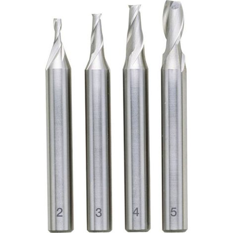 [NEUWERTIG] B-Ware PROXXON Frässet HSS 6mm Schaftdurchmesser Cobalt präzise Fräser Werkzeug 4er-Set (1/2)