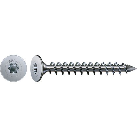 SPAX Rückwandschraube ohne Linse 3.5x 40 TX 20 Wirox-Silber