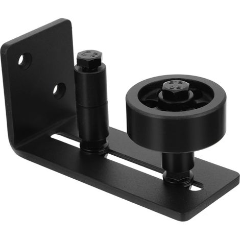 Guide de sol pour porte de grange coulissante noir (1/5)