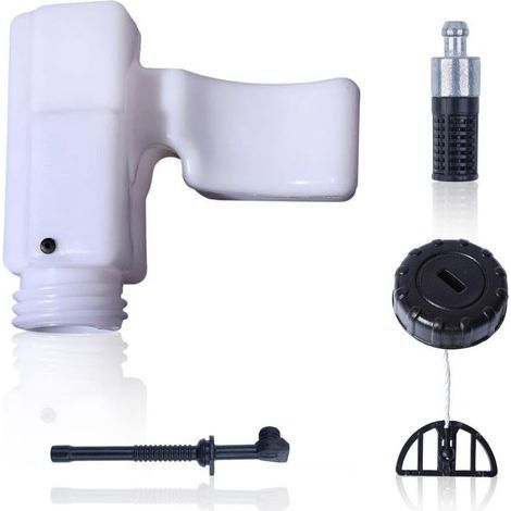 Réservoir d'huile pour Stihl MS 170, MS 180, 017, 018 Tronçonneuse, Pièces de Rechange Réservoir Huile avec Bouchon + Filtre à l'huile + Tuyau d'huile Accessoire Oil Tank (1/4)