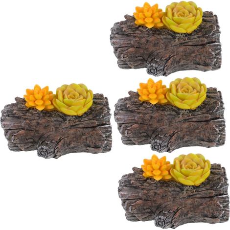 4 Pièces Boîte à Clés en Pierre De Rechange pour Cache-clés à L'extérieur Dehors Rocher Caché De Plein Air Petit Cacheur Portable Cacher La Clé Cache-clés en Plein Air Résine (1/5)