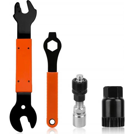 Kit d'Outils de Démontage pour Vélo BOY – Extracteur de Manivelle et Plateau, Démonte-pédalier – Pour Réparation de Bicyclette