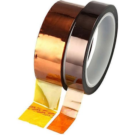 Ruban adhésif Kapton polyimide de 33 m (100 pi), résistant aux hautes températures (1/4)