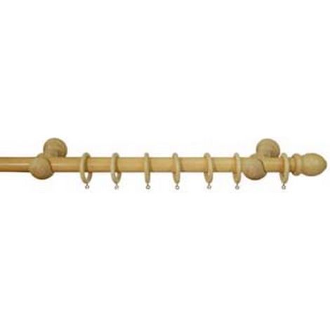 1PZ BASTONE IN LEGNO CON ACCESSORI Ø MM.23 NATURALE - cm.120