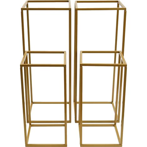 Stand de Fleurs, Design Élégant, Construction Stable, Or (1/2)