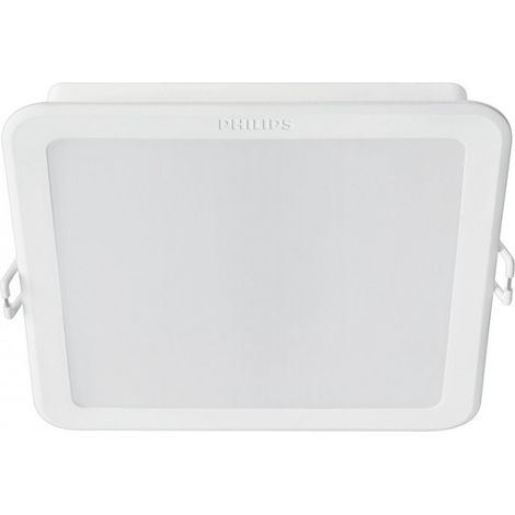Downlight LED  MESON Empotrable Cuadrado Blanco 13W 1300Lm