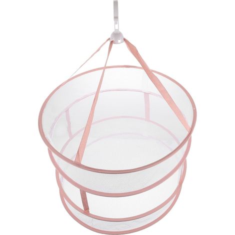 à linge blanc pliable à double paroi en tissu Séchoir à (1/5)