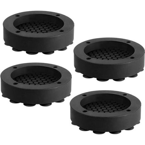 Lot de 4 pieds en silicone pour meubles de machine à laver, parfaits pour la cuisine et la salle de bain (1/5)