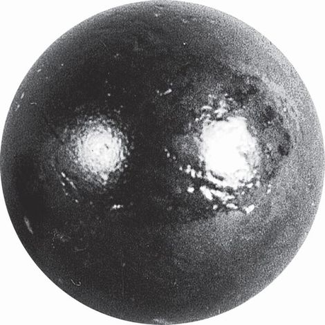 Boule pleine lisse - Diamètre Ø25mm - Non percée - Fer forgé - À souder - DECO FER FORGE