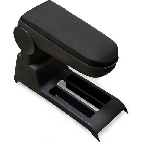 [pro.tec] Reposabrazos central para Polo 9N / 9N2 / 9N3 - apoyabrazos con compartimento - tapizado - negro - tela