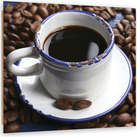 Quadro deco panel, Tazza di caffà¨ nero - 40x40 (1/5)