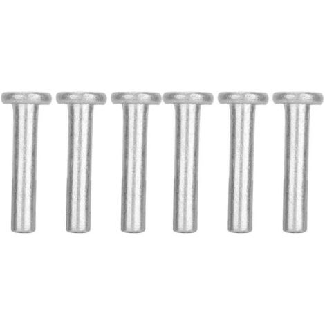 100pcs GB867 M4 Rivets en aluminium à tête plate Rivet solide à tête plate (M4 25) (1/5)