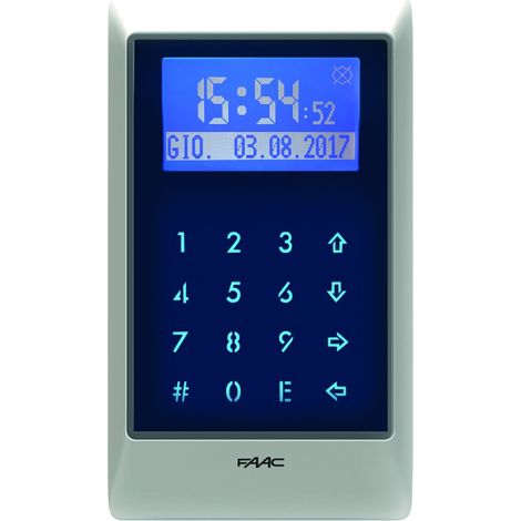 Xkpr 125D Da – Keypad+Prox Reader + Disp 125Khz Dual Ant. FAAC