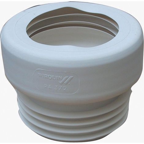 Scarico per tazza WC Wirquin, lato destro, diametro 10 cm, lunghezza 9,5 cm. WIRQUIN