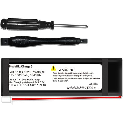 8500mAh Batterie pour Charge 3 Replacement GSP1029102A 330SL with Repair Tool (1/5)
