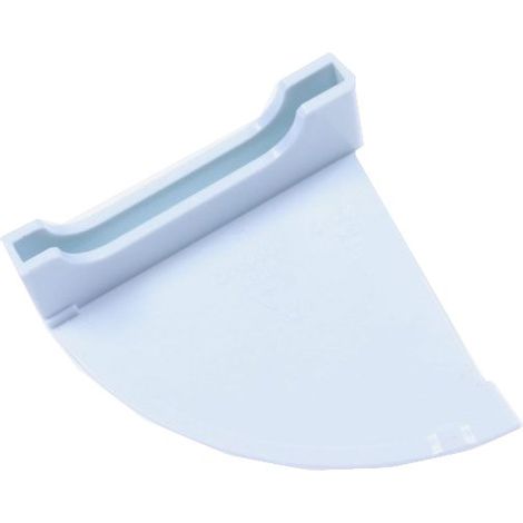 SUPPORT LATERAL GAUCHE BLANC DE VISIERE POUR HOTTE CATA - 60704110 (1/2)