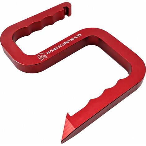 Poignée de transport pour tuyau outil multifonction équipement pompier rouge sans logo 300 g – Livraison gratuite (1/4)