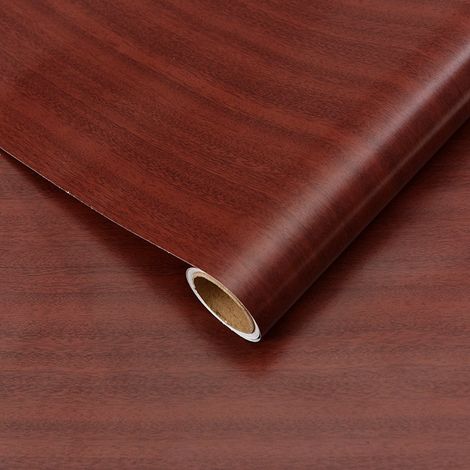 Rouleau de papier décoratif autocollant, 40 cm x 5 mètres, repositionnable, lavable et imperméable. Idéal pour les cuisines, les meubles, les bureaux et les portes. Coloris : 8 (1/5)