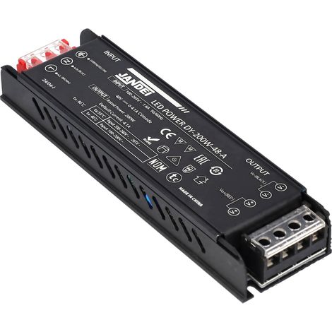 Jandei - Transformador 48VDC 200W 4,1A IP20 Compacto