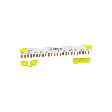 Schneider A9XPN612 Acti9 iDT40 - Horizontal busbar - 1P+N - 12 x 18 mm modules - 80 A